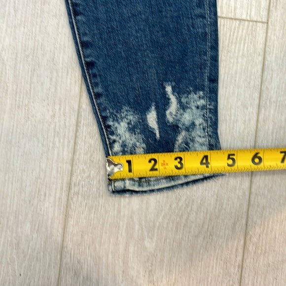 7 For All Mankind The Ankle Skinny blue Jeans size 27 - Picture 3 of 13